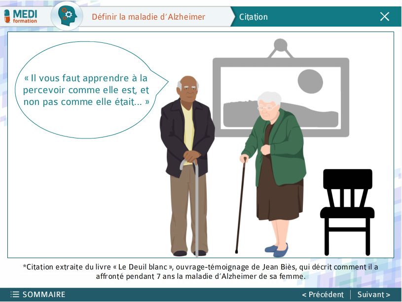 Page de cours : Définition de la maladie d’Alzheimer