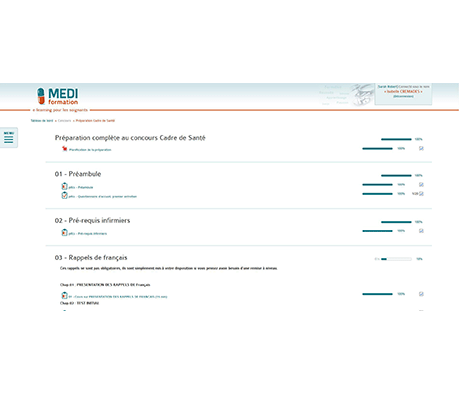 La plateforme MEDI Formation